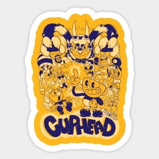 Cuphead Boss T-Shirt Sticker